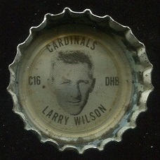 Larry Wilson 1966 Coke Caps Cardinals football card