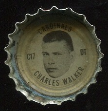 Chuck Walker 1966 Coke Caps Cardinals football card