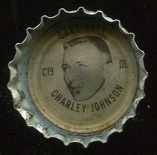Charley Johnson 1966 Coke Caps Cardinals football card