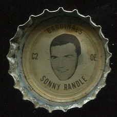 Sonny Randle 1966 Coke Caps Cardinals football card