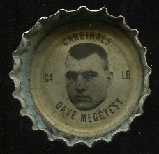 Dave Meggyesy 1966 Coke Caps Cardinals football card