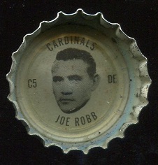 Joe Robb 1966 Coke Caps Cardinals football card