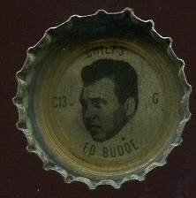 Ed Budde 1966 Coke Caps Chiefs football card