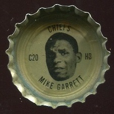 Mike Garrett 1966 Coke Caps Chiefs football card