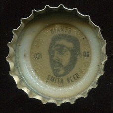 Smith Reed 1966 Coke Caps Giants G football card Smith Reed 1966 Coke Caps Giants G football card
