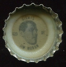 Jim Moran 1966 Coke Caps Giants G football card Jim Moran 1966 Coke Caps Giants G football card