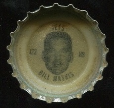 Bill Mathis 1966 Coke Caps Jets football card