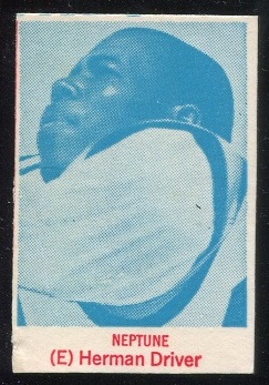 Herman Driver 1966 Norfolk Neptunes football card Herman Driver 1966 Norfolk Neptunes football card