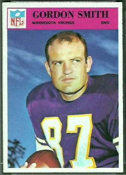 Gordon Smith 1966 Philadelphia football card