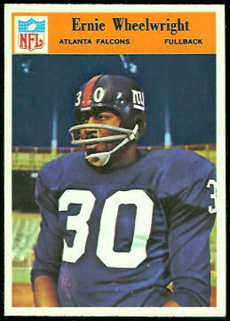 Ernie Wheelwright 1966 Philadelphia football card