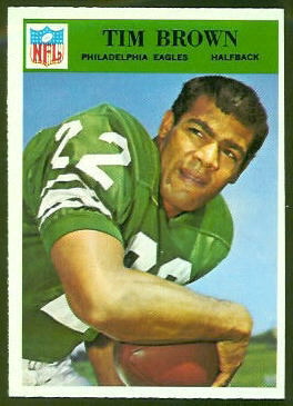 Timmy Brown 1966 Philadelphia football card