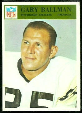 Gary Ballman 1966 Philadelphia football card