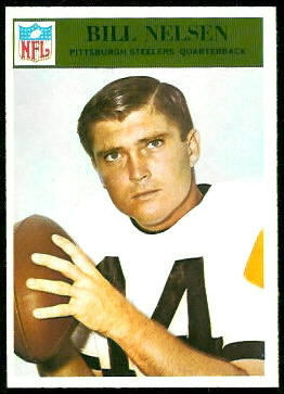 Bill Nelsen 1966 Philadelphia football card