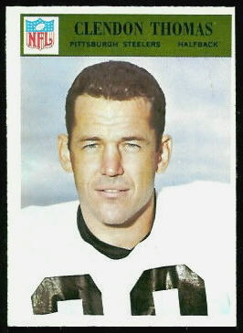 Clendon Thomas 1966 Philadelphia football card