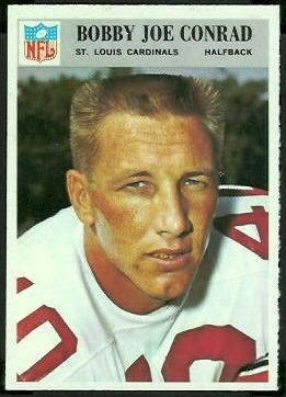 Bobby Joe Conrad 1966 Philadelphia football card