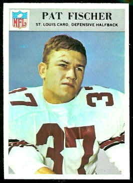 Pat Fischer 1966 Philadelphia football card