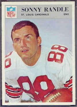 Sonny Randle 1966 Philadelphia football card