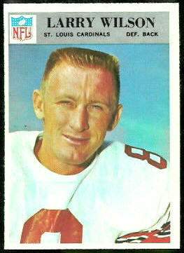 Larry Wilson 1966 Philadelphia football card