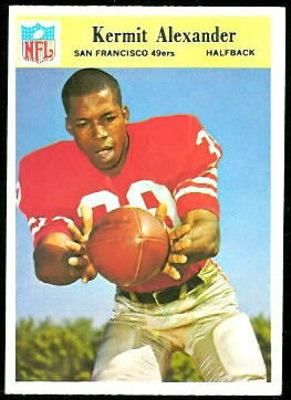 Kermit Alexander 1966 Philadelphia football card