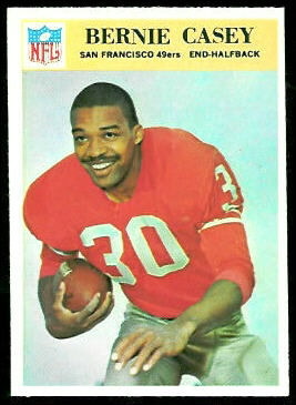 Bernie Casey 1966 Philadelphia football card