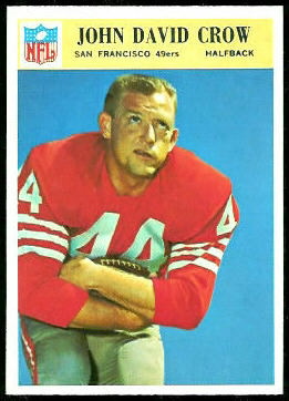 John David Crow 1966 Philadelphia football card