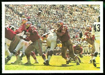 49ers Play 1966 Philadelphia football card