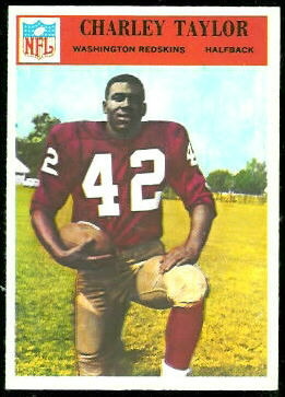 Charley Taylor 1966 Philadelphia football card