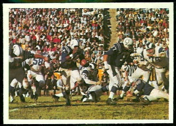 Colts Play 1966 Philadelphia football card