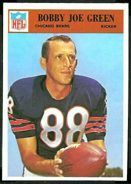 Bobby Joe Green 1966 Philadelphia football card