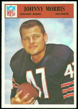 Johnny Morris 1966 Philadelphia football card