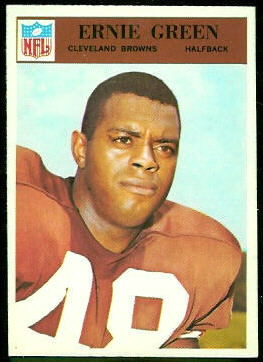 Ernie Green 1966 Philadelphia football card