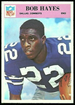 Bob Hayes 1966 Philadelphia football card