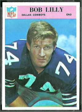 Bob Lilly 1966 Philadelphia football card