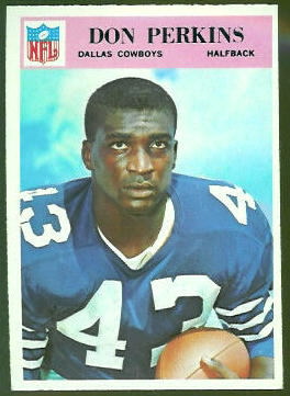 Don Perkins 1966 Philadelphia football card Don Perkins 1966 Philadelphia football card