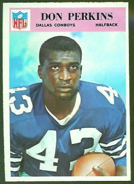 Don Perkins 1966 Philadelphia football card