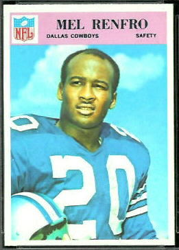 Mel Renfro 1966 Philadelphia football card