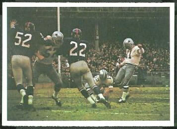 Cowboys Play 1966 Philadelphia football card