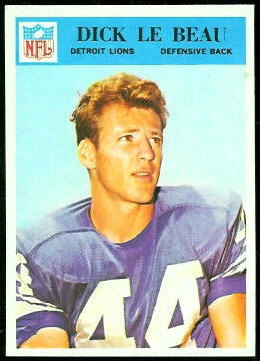 Dick LeBeau 1966 Philadelphia football card