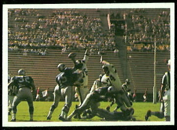 Lions Play 1966 Philadelphia football card Lions Play 1966 Philadelphia football card