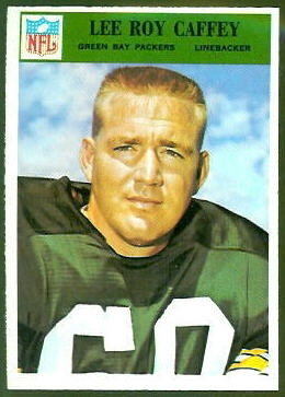 Lee Roy Caffey 1966 Philadelphia football card