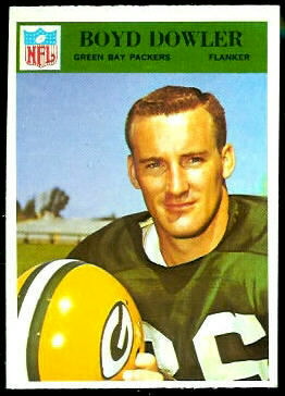 Boyd Dowler 1966 Philadelphia football card