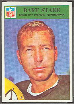 Bart Starr 1966 Philadelphia football card