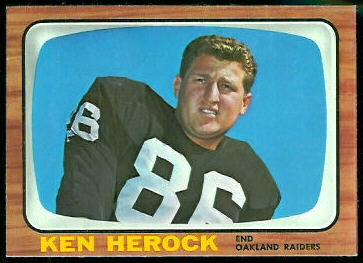 Ken Herock 1966 Topps football card