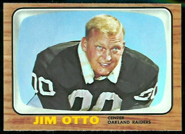 Jim Otto 1966 Topps football card Jim Otto 1966 Topps football card