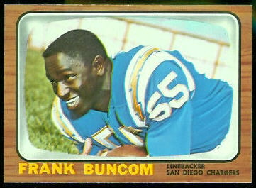 Frank Buncom 1966 Topps football card