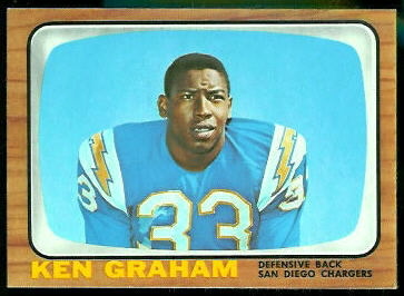 Kenny Graham 1966 Topps football card
