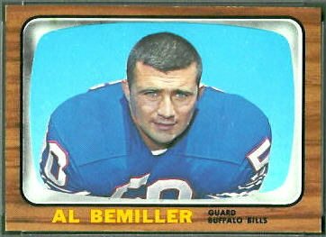 Al Bemiller 1966 Topps football card