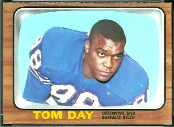 Tom Day 1966 Topps football card