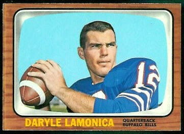 Daryle Lamonica 1966 Topps football card