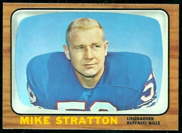 Mike Stratton 1966 Topps football card